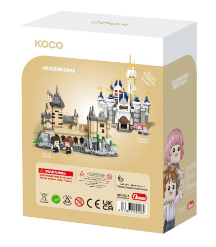 Stavebnica mini Rozprávkový hrad 1 274 ks Koco