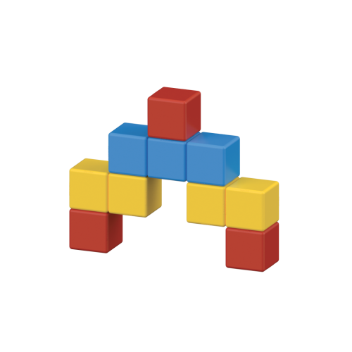 Geomag Magicube Math 61 dielikov
