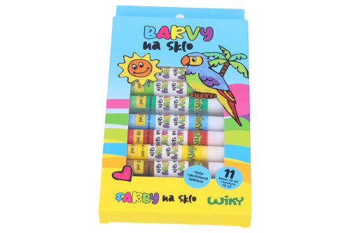 Farby na sklo 11+1 10 ml