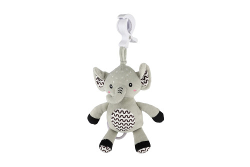 Naťahovací hrací strojček plyš 30 cm záves na postieľku/kočík Babyted