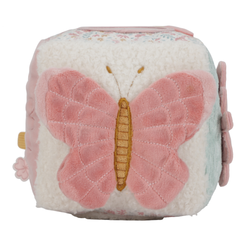 Kocka textilná s aktivitami zajačik Miffy Lucky Blossom Little Dutch