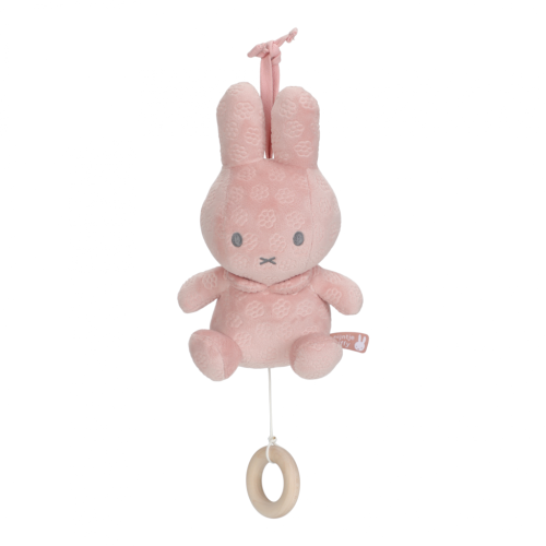Hudobný zajačik Miffy Pink Flower Little Dutch