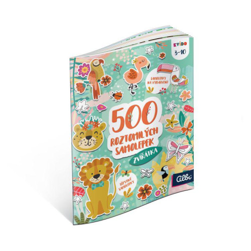 Kvído - 500 roztomilých samolepiek: Zvieratká Albi