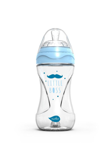 Sklenená fľaštička Nuvita 240 ml