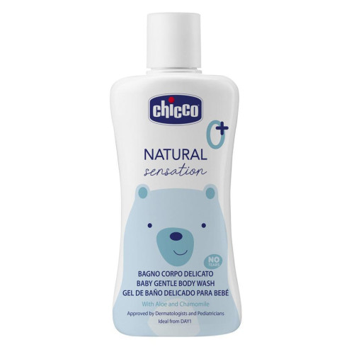 Sprchový gél s aloe a harmančekom Natural Sensation 200 ml, 0 m+ Chicco