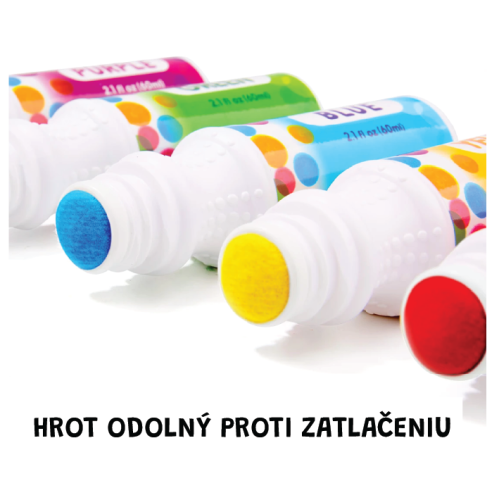Farby v tube s omaľovánkami 8 ks Jarmelo