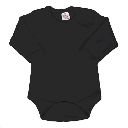 Body dlhý rukáv New Baby - čierne