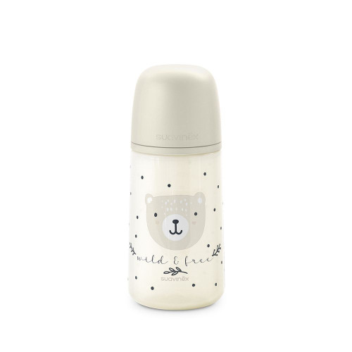 Dojčenská fľaša 270 ml fyziologická M Wild & Free Suavinex