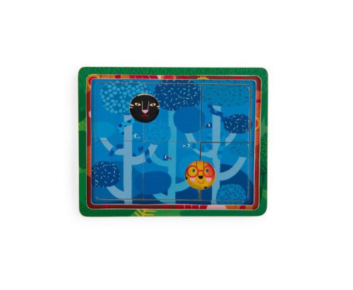 Moulin Roty Trojvrstvové puzzle Džungľa