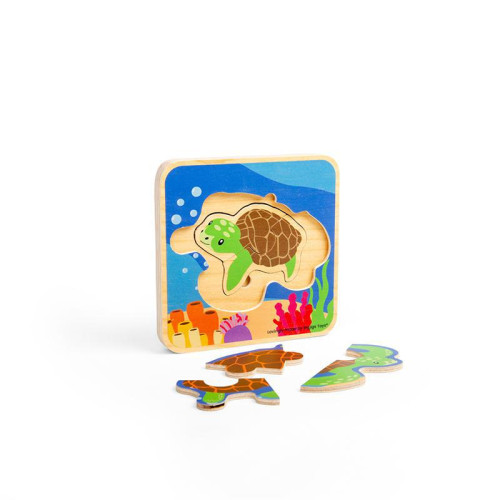 Puzzle Životný cyklus korytnačky Bigjigs Toys