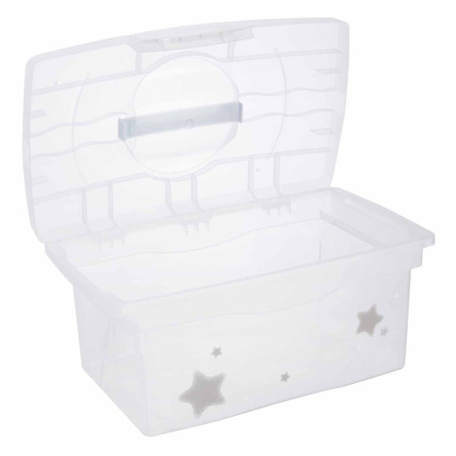 Cestovný box s priehradkou na hračky, lieky, kozmetiku