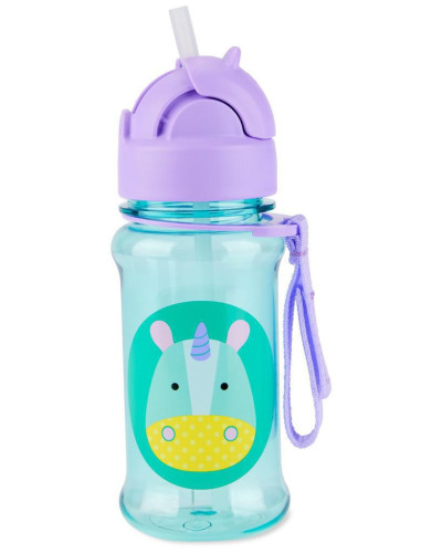 Zoo tritan Fľaša so slamkou 355 ml 12m+ Skip hop