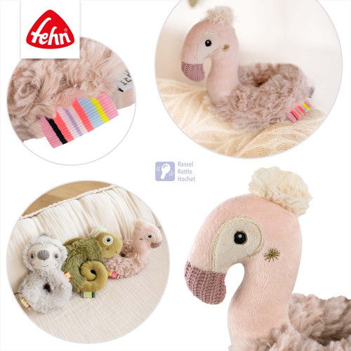 Mäkký krúžok plameniak, Pink Baby Fehn