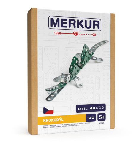 Stavebnica MERKUR Krokodíl mini 34 ks