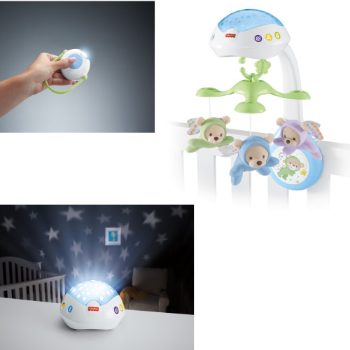 Kolotoč nad postieľku motýlikovia Fisher Price