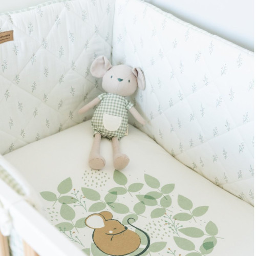 2-dielny bavlnený set do postieľky 0 m+ bonjourbébé