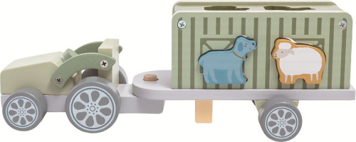 Toys Drevené auto so zvieratkami 2Kids