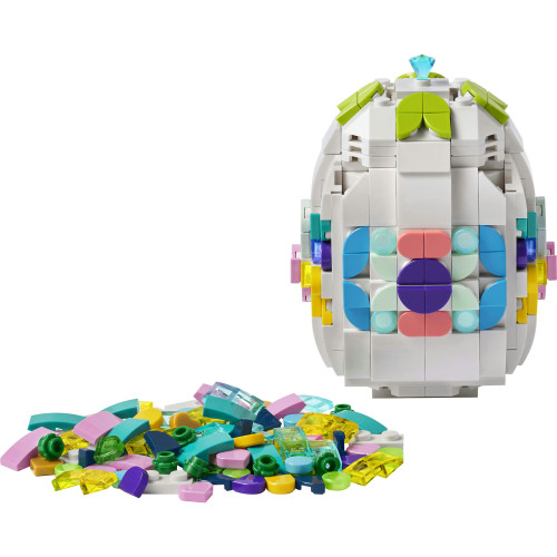 Dekoratívne veľkonočné vajíčko Lego