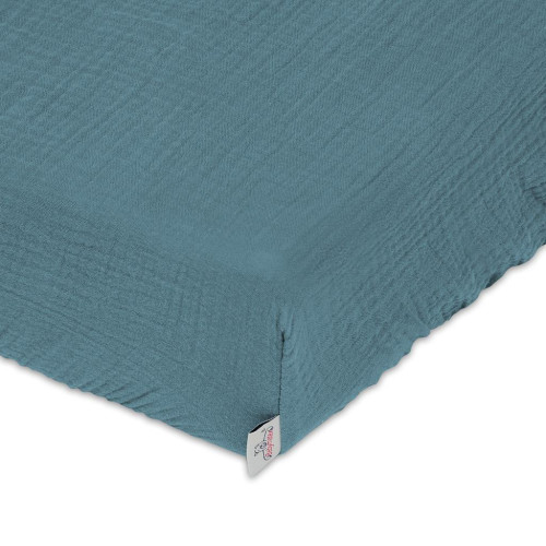 Mušelínové prestieradlo s gumou 60 x 120 cm BabyMatex