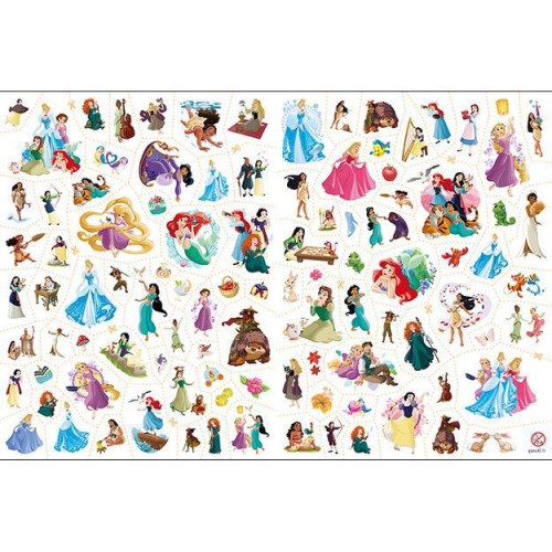Maľovanky a 100 tetovaní Disney Princezné