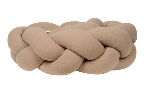 Mušelínový mantinel vrkoč 200 cm Babymatex - chránič do postieľky