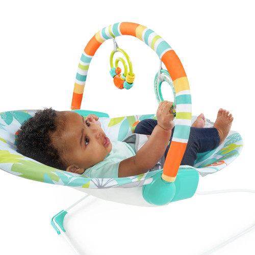 Lehátko vibrujúce Rainforest Vibes™ 0 m+ do 9 kg Bright Starts