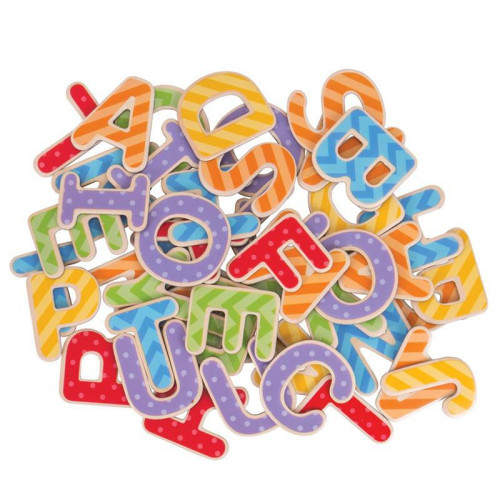 Bigjigs Toys Magnetická farebná abeceda (veľké písmená)