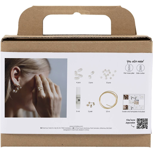 Kreatívna súprava Mini Craft Kit Jewellery Wire Earrings Creativ Company