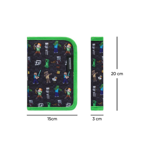 Školský peračník jednoposchodový Minecraft Baagl