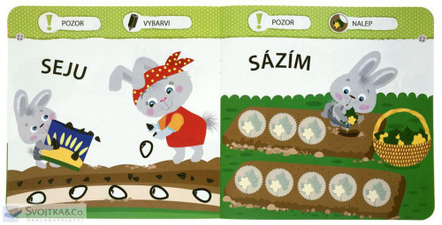 Kniha Malý zajačik Záhrada