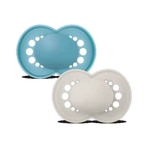 Cumlík Ortodonický Original Soother 16 m+ Modrá+Sivá