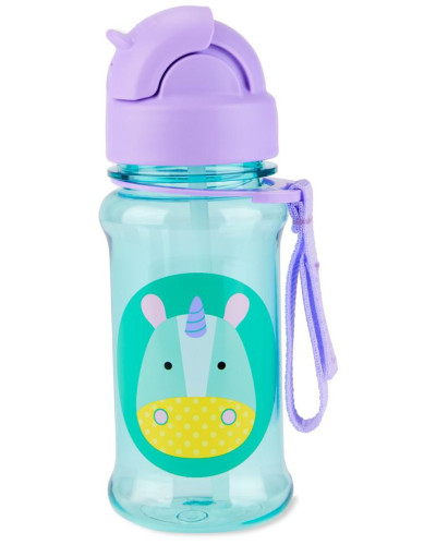 Zoo tritan Fľaša so slamkou 355 ml 12m+ Skip hop