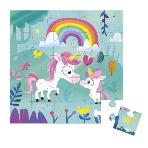 Blahoželanie k narodeninám s puzzle Janod