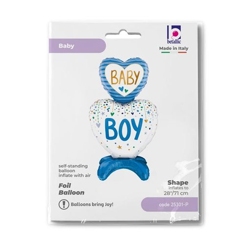 Torta samostojaca Baby Boy 28"/71 cm fóliový balónik nafukovací
