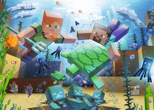 Minecraft 1000 dielikov