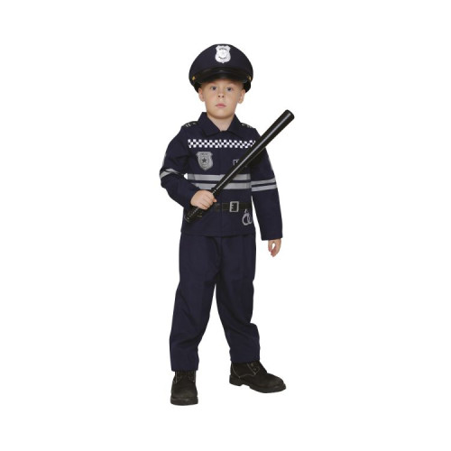Kostým detský Policajt s obuškom veľ. 3-4 roky Albi