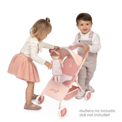 Športový kočík pre bábiky Tulipe 55 cm DeCuevas