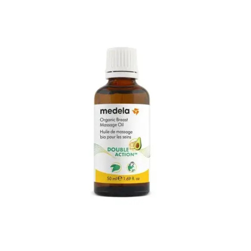 Organický masážny olej na prsia, 50 ml Medela