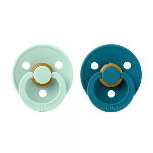 Cumlíky kaučuk 2 ks 0-6 mesiacov Colour Bibs