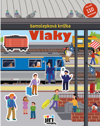 Samolepková knižka Vlaky