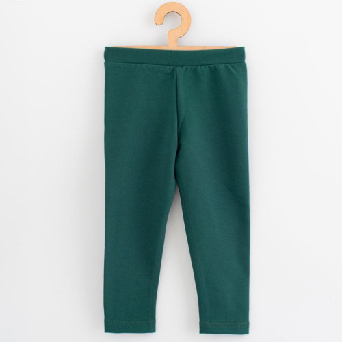 Detské legíny z teplákoviny New Baby Kindergarten green