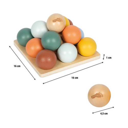 Montessori triediaca hra s loptičkami Small foot
