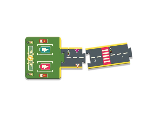 Gigant puzzle Závodná dráha Crazy Motors 26 ks Djeco