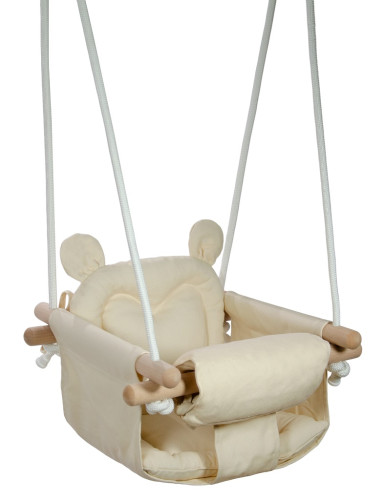 Hojdačka Medvedík 2Kids Toys béžová