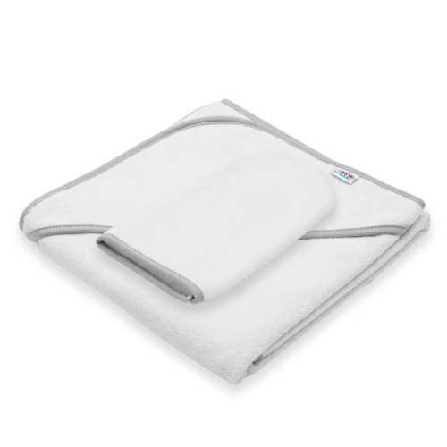 Detská froté osuška s kapucňou New Baby Basic 80 x 80 cm