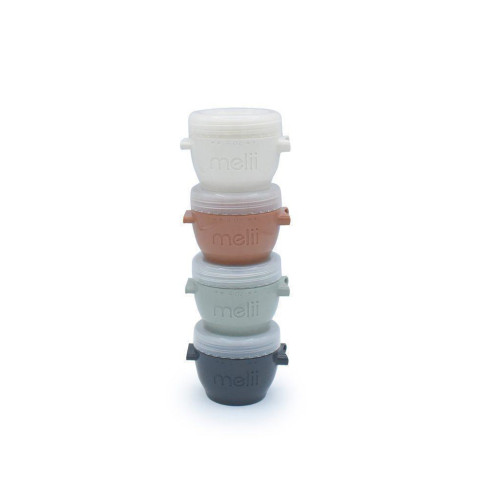 Tégliky na potraviny Snap&Go 118 ml - 4 ks Melii