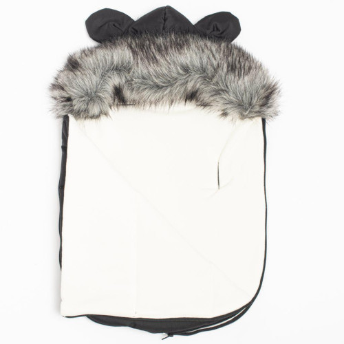 Zimný fusak New Baby Lux Fleece graphite