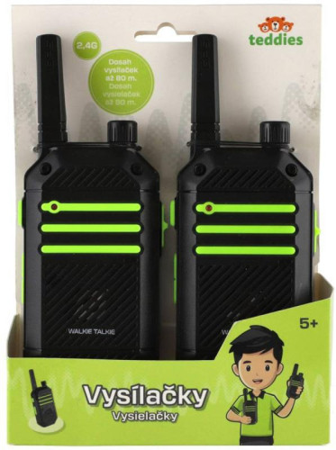 Vysielačky 2 ks walkie-talkie 2,4 GHz dosah 80 metrov