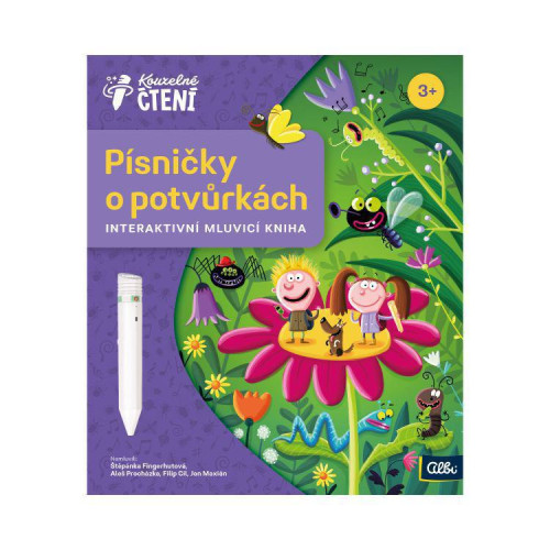 Kúzelné čítanie Kniha Pesničky o potvorkách Albi