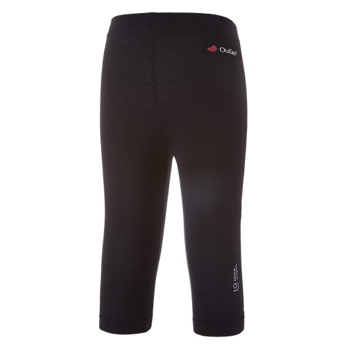 Legíny 3/4 tenké Outlast® UV 50+ čierna